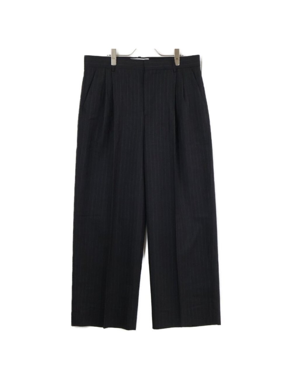 Loewe Striped Wool Wide Trousers 50 Pants